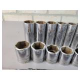 Snap On 1/2" Drive Sockets and Socket Wrenches