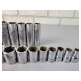 Snap On 1/2" Drive Sockets and Socket Wrenches