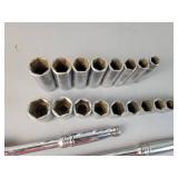 Snap On 1/2" Drive Sockets and Socket Wrenches