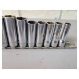 Snap On 3/8" & 1/4" Drive Sockets and Socket Wrenches