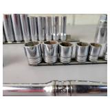 Snap On 3/8" & 1/4" Drive Sockets and Socket Wrenches