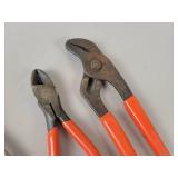 Snap On 91CP Adjustable Pliers, Diamond Pliers, Blackhawk Pliers and PROTO Pliers