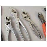Snap On 91CP Adjustable Pliers, Diamond Pliers, Blackhawk Pliers and PROTO Pliers