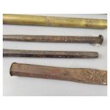 Brass Rod, PROTO Rolling Head Pry Bar, Snap On 1020A Flat Chisel and More