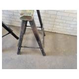(2) Metal folding Sawhorses - NO SHIPPING