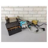 Auto Temp Soldering Iron, Bench Grinder, Drill and Letter/Number Punches - NO SHIPPING