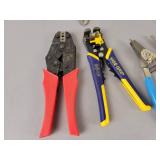 Mitutoyo 12" Dial Calipers, Vise-Grip Wire Stripper and Crimper, ADC Crimper, Snap Ring Pliers and More