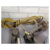 Vintage SUN Steel Box, Steel Banding Ratchet and Crimper + Trouble Light - NO SHIPPING