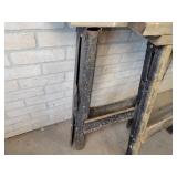 Pair of Metal Folding Sawhorses - NO SHIPPING