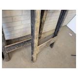Pair of Metal Folding Sawhorses - NO SHIPPING