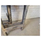 Pair of Metal Folding Sawhorses - NO SHIPPING