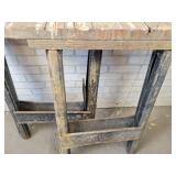 Pair of Metal Folding Sawhorses - NO SHIPPING