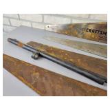 (4) Hand Saws and Gun Barrel - NO SHIPPING