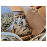 Crate of Assorted Nuts, Bolts, Washers and Hardware - NO SHIPPING