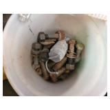 Crate of Assorted Nuts, Bolts, Washers and Hardware - NO SHIPPING