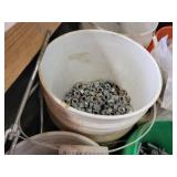 Crate of Assorted Nuts, Bolts, Washers and Hardware - NO SHIPPING