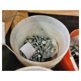 Crate of Assorted Nuts, Bolts, Washers and Hardware - NO SHIPPING