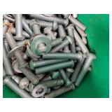 Crate of Assorted Nuts, Bolts, Washers and Hardware - NO SHIPPING