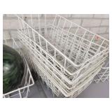 (10) 15" x 8.5" x 5.5" Wire Baskets, Bowling Ball and Gauge - NO SHIPPING