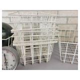 (10) 15" x 8.5" x 5.5" Wire Baskets, Bowling Ball and Gauge - NO SHIPPING