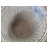 (2) Galvanized Steel Trash Cans with Lids - NO SHIPPING