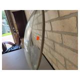 (6) Pieces of Convex Clear Glass - Approx. 22" Diameter - NO SHIPPING