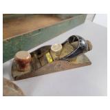 Steel Toolbox with DUNLAP Plane and More - NOS HIPPING