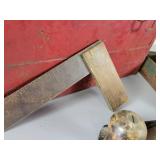 Steel Toolbox with DUNLAP Plane and More - NOS HIPPING