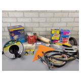 Drain Auger, Clamp Light, many boxes of nails and More - NO SHIPPING