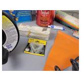 Drain Auger, Clamp Light, many boxes of nails and More - NO SHIPPING