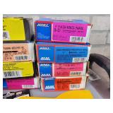 Drain Auger, Clamp Light, many boxes of nails and More - NO SHIPPING