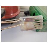 Coleman 413E Camping Grill and Master Cook Grill with Tools - NO SHIPPING