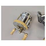 Fishing Reels, Boat Cleats and Ice Fishing Rods - Great Lakes Bait Cast Reel, Eagle Claw Spin Cast reel, Pflueger Spincast Reel, Zebco Reel and Silstar Reel