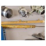 Fishing Reels, Boat Cleats and Ice Fishing Rods - Great Lakes Bait Cast Reel, Eagle Claw Spin Cast reel, Pflueger Spincast Reel, Zebco Reel and Silstar Reel