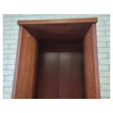 Tall Wood Shelf - Approx. 73" x 18" x 15" - NO SHIPPING