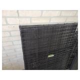 (2) Large Folding Pet Kennels - 42" x 28" x 28" and 36" x 22" x 22" - NO SHIPPING