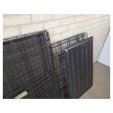 (2) Large Folding Pet Kennels - 42" x 28" x 28" and 36" x 22" x 22" - NO SHIPPING