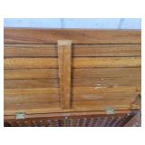 Solid Wood Chest - Approx. 35" x 18" x 18" - NO SHIPPING