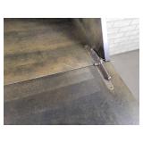 Pine Drop Down Desk in "Washed Coal" - Approx. 69" x 32.5" x 19" Deep - NO SHIPPING