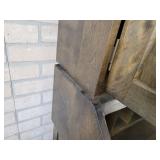 Pine Drop Down Desk in "Washed Coal" - Approx. 69" x 32.5" x 19" Deep - NO SHIPPING