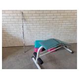 WEIDER Fitness Bench, Aerobics Platform and Curling Bar - NO SHIPPING