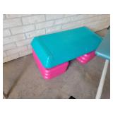 WEIDER Fitness Bench, Aerobics Platform and Curling Bar - NO SHIPPING