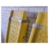 Pair of Highland Ramparts Extendable 1000LB Capacity Poly Ramps - 12" Wide - Extends from 5