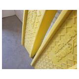 Pair of Highland Ramparts Extendable 1000LB Capacity Poly Ramps - 12" Wide - Extends from 5