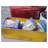 Electrical Supplies in Tackle Box, Steel Toolbox, Hedge Trimmer, Work Light and More - NO SHIPPING