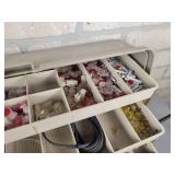 Electrical Supplies in Tackle Box, Steel Toolbox, Hedge Trimmer, Work Light and More - NO SHIPPING