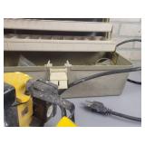 Electrical Supplies in Tackle Box, Steel Toolbox, Hedge Trimmer, Work Light and More - NO SHIPPING