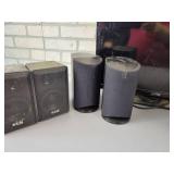 34" Flat TV with HDMI (Works) and Assorted Speakers - NO SHIPPING