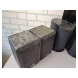 34" Flat TV with HDMI (Works) and Assorted Speakers - NO SHIPPING