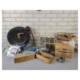 Air Hose Reel, Parts Organizer, Trash Bags, Timer and More - NO SHIPPING